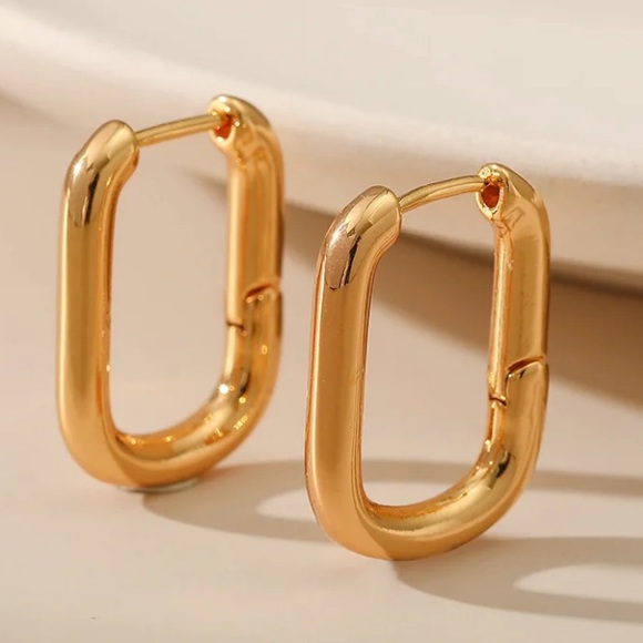 Mother Earth Jewelry Jewelry - 18k Gold Plated Titanium Handcrafted Earrings 1”